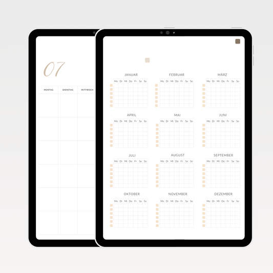 Kalender Set Undatiert